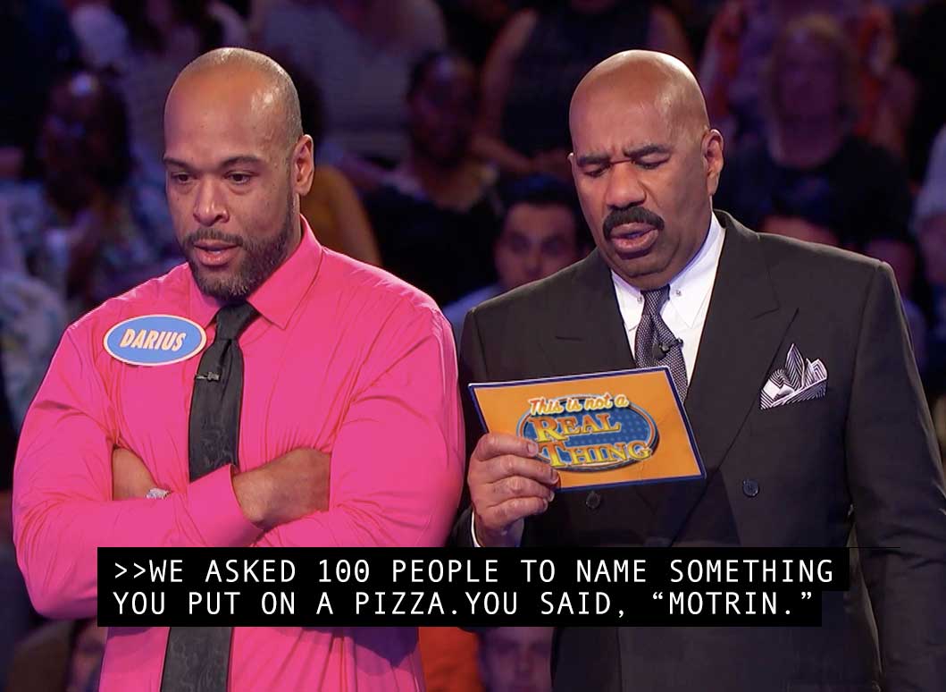 THIS IS NOT REALLY FAMILY FEUD